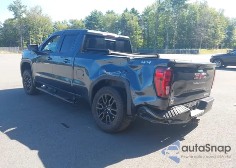 2021 GMC Sierra 1500 4Wd Double Cab Standard Box Elevation from USA, damaged, VIN 1GTR9CED6MZ241850